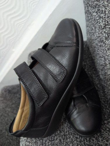 Hotter womens black leather - hotter,