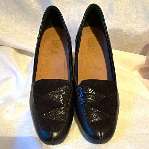 Hotter women black leather - women’s,