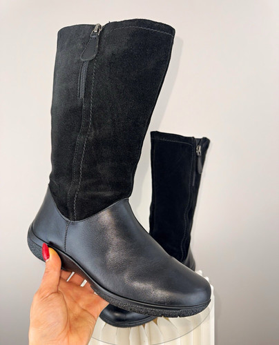 Hotter mystery black leather - hotter,
