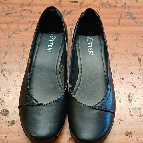Hotter women black leather - hotter,