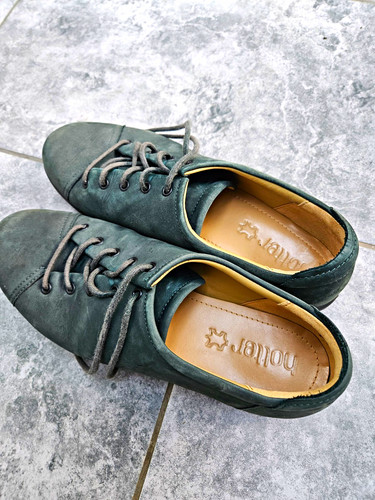 Hotter women green leather - green,
