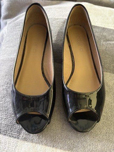 Size hotter peep toes black - 4,