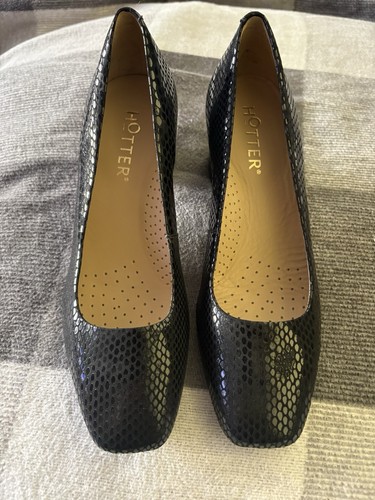 Size hotter black heeled - size,