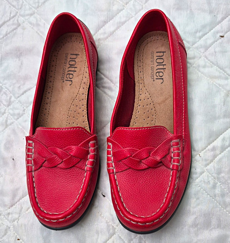 Hotter women red leather - hotter,