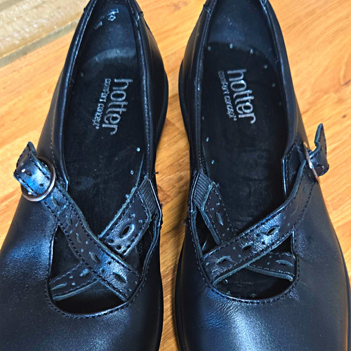 Hotter melody black leather - hotter,
