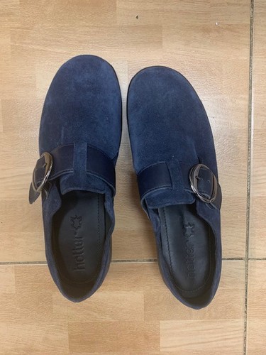 Hotter size blue suede - size,